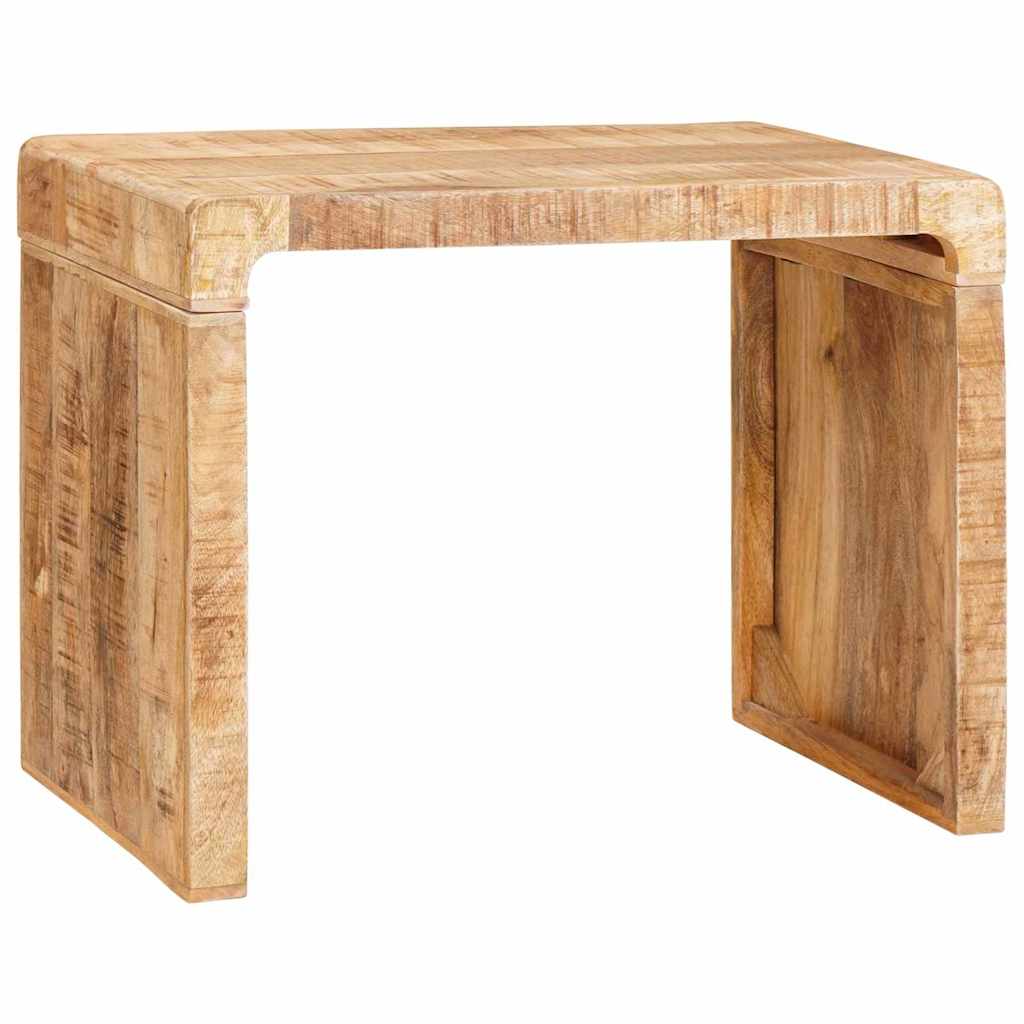 Beistelltisch Braun 60 x 35 x 46 cm Massivholz Mango