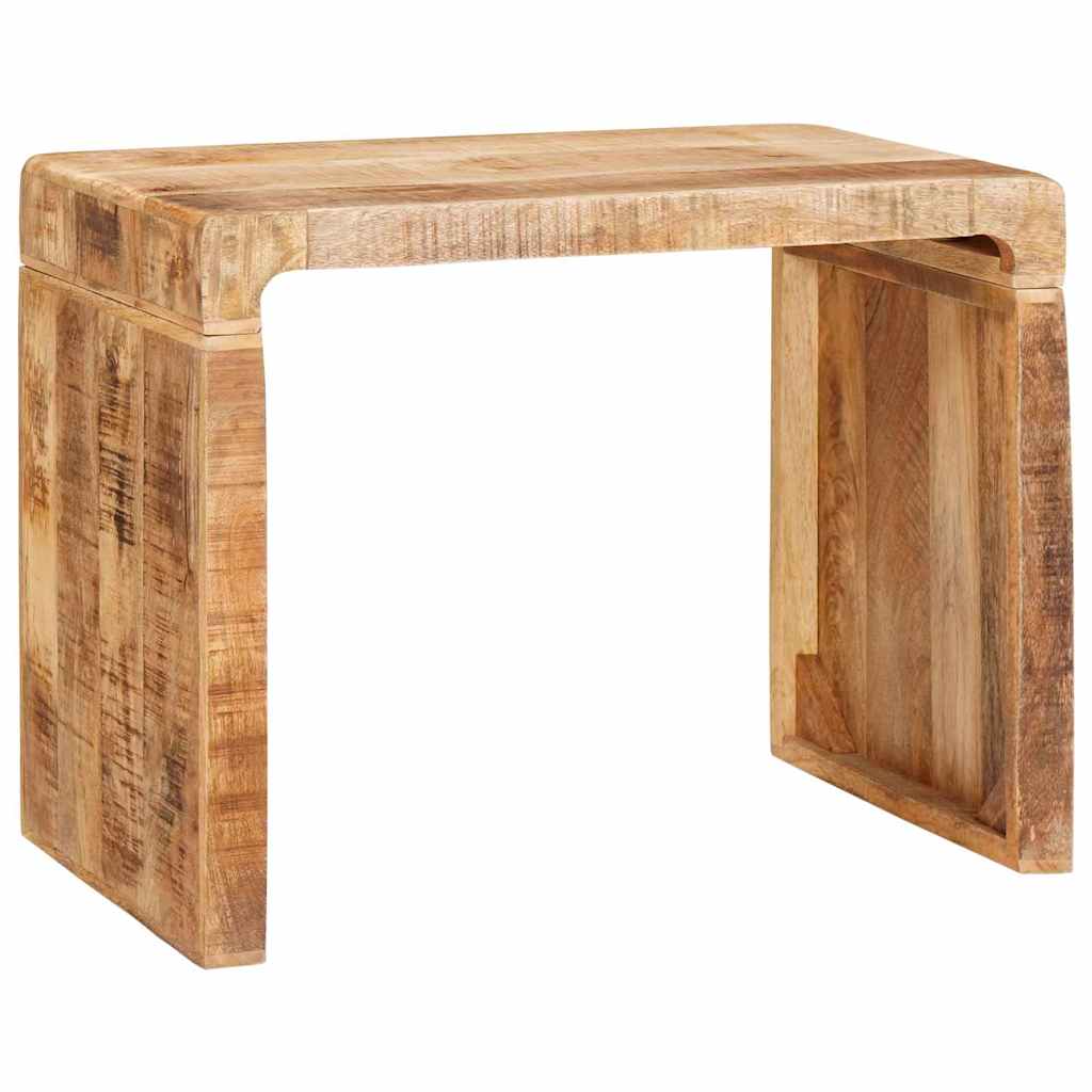 Beistelltisch Braun 60 x 35 x 46 cm Massivholz Mango