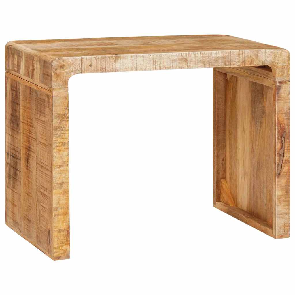 Beistelltisch Braun 60 x 35 x 46 cm Massivholz Mango