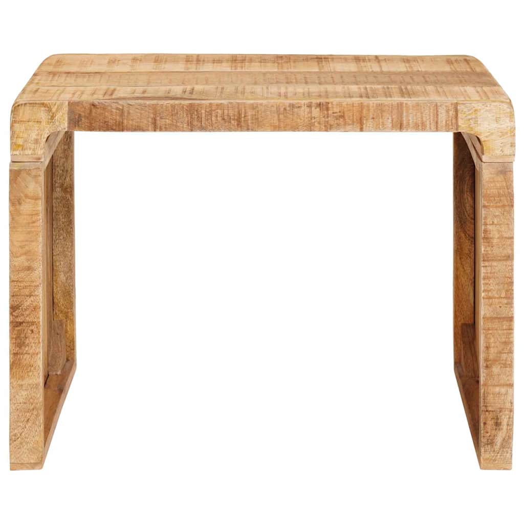 Beistelltisch Braun 60 x 35 x 46 cm Massivholz Mango