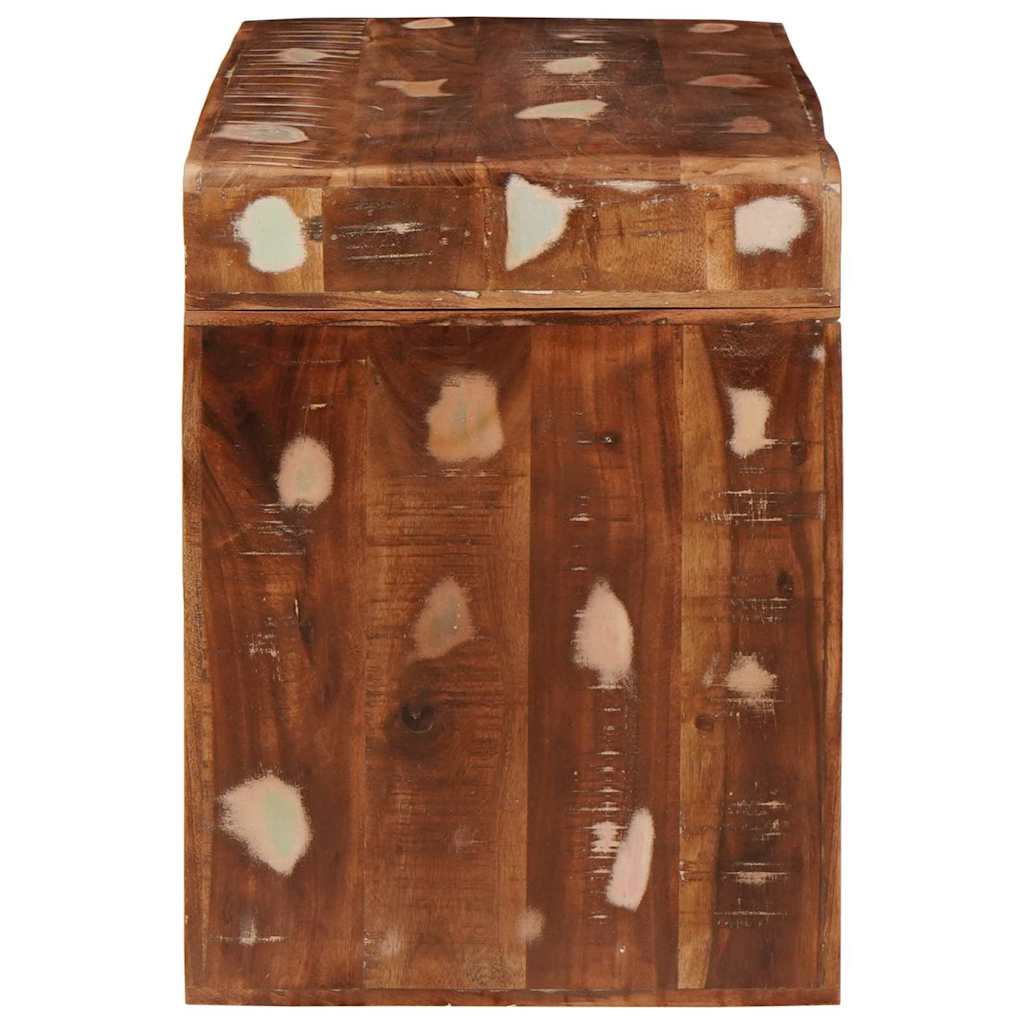 Beistelltisch Braun 60 x 35 x 46 cm Massives upgecyceltes Holz