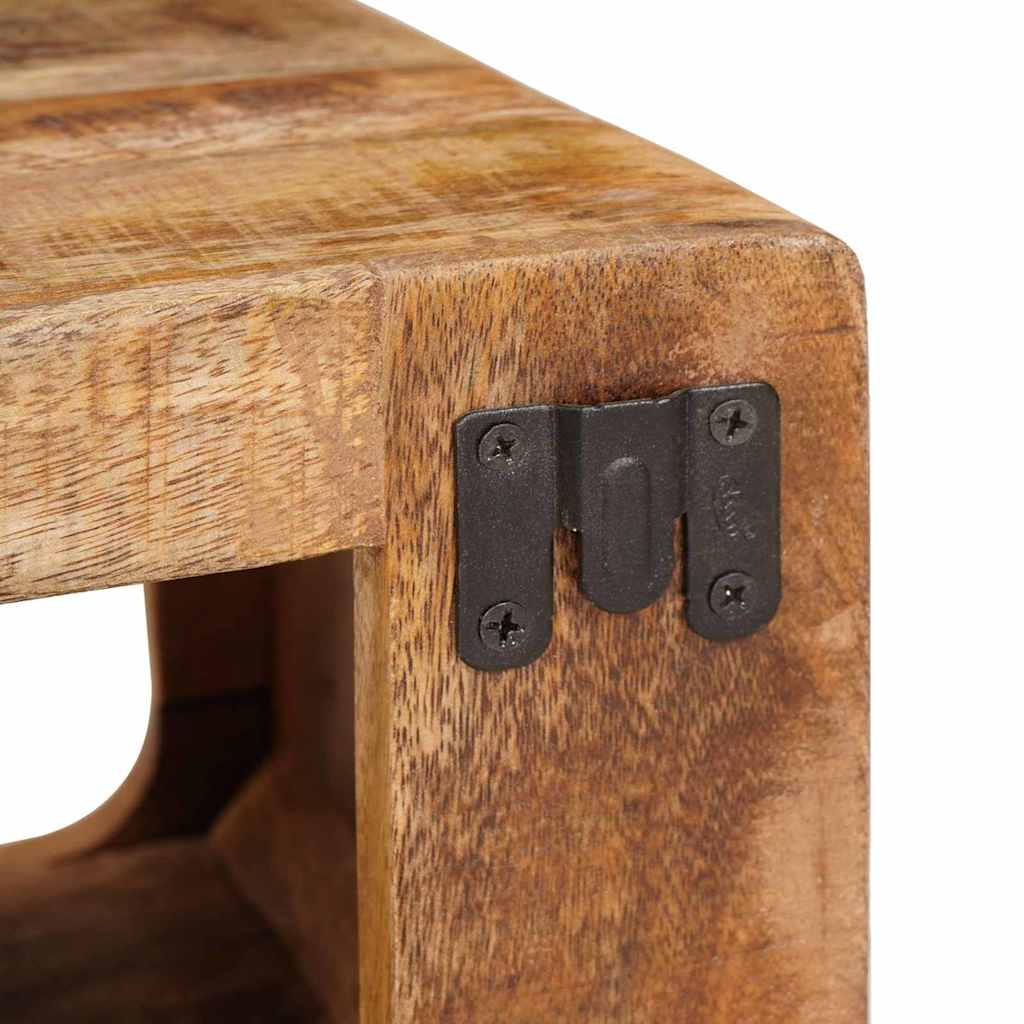 Nachttisch 2 pcs Braun 45 x 30 x 24 cm Massivholz Mango