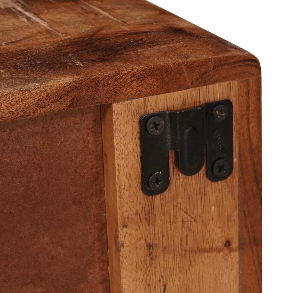 Wandregal Nachtschrank mit Regal Mehrfarbig 40 x 30 x 36 cm