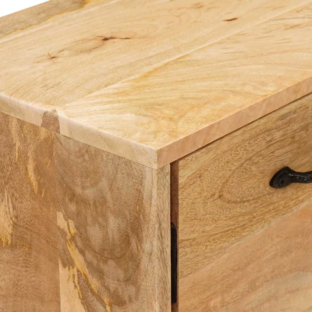TV-Ständer Braun 110 x 30 x 46 cm Massivholz Mango