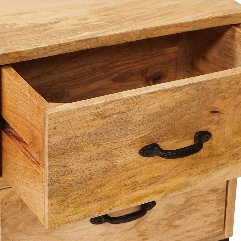 TV-Ständer Braun 110 x 30 x 46 cm Massivholz Mango