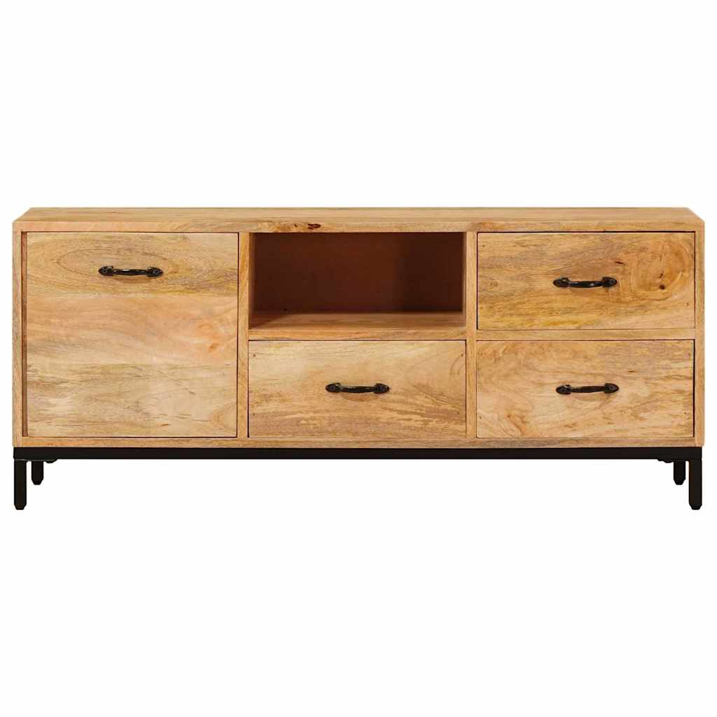 TV-Ständer Braun 110 x 30 x 46 cm Massivholz Mango