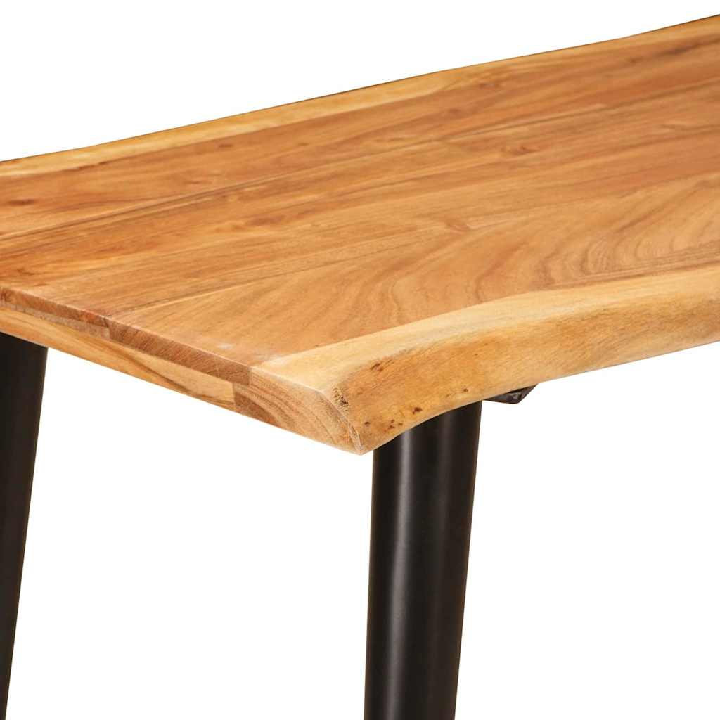 Esstische Braun und Schwarz 110 x 55 x 78 cm Massivholz Mango