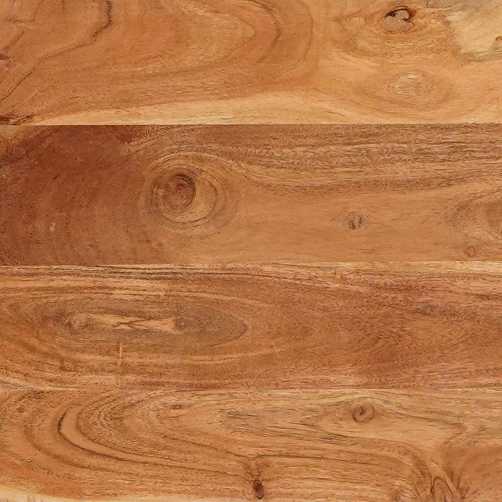 Esstische Braun und Schwarz 110 x 55 x 78 cm Massivholz Mango