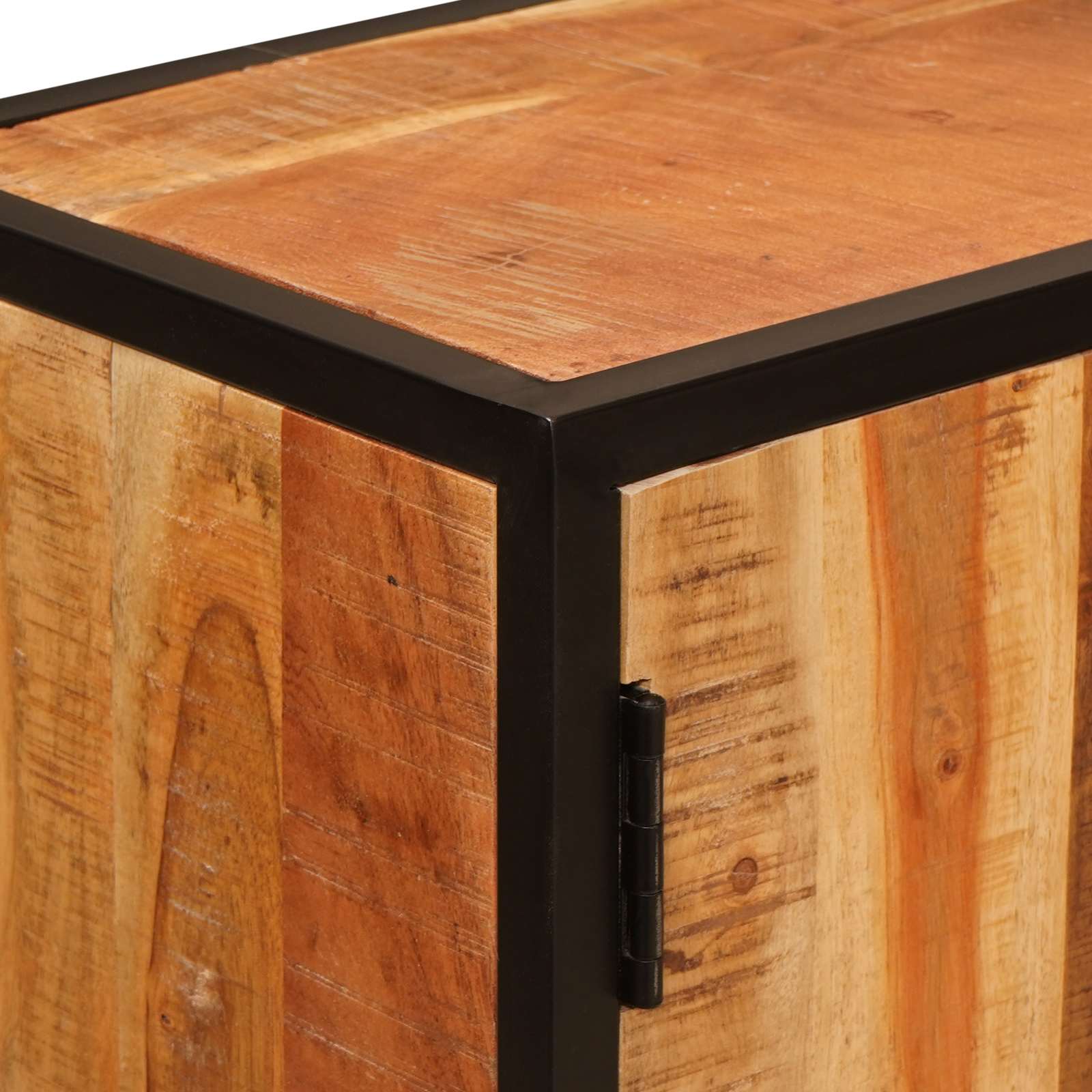 Sideboard mit Tür Beta Natur 70 x 30 x 75 cm Massives Akazienholz