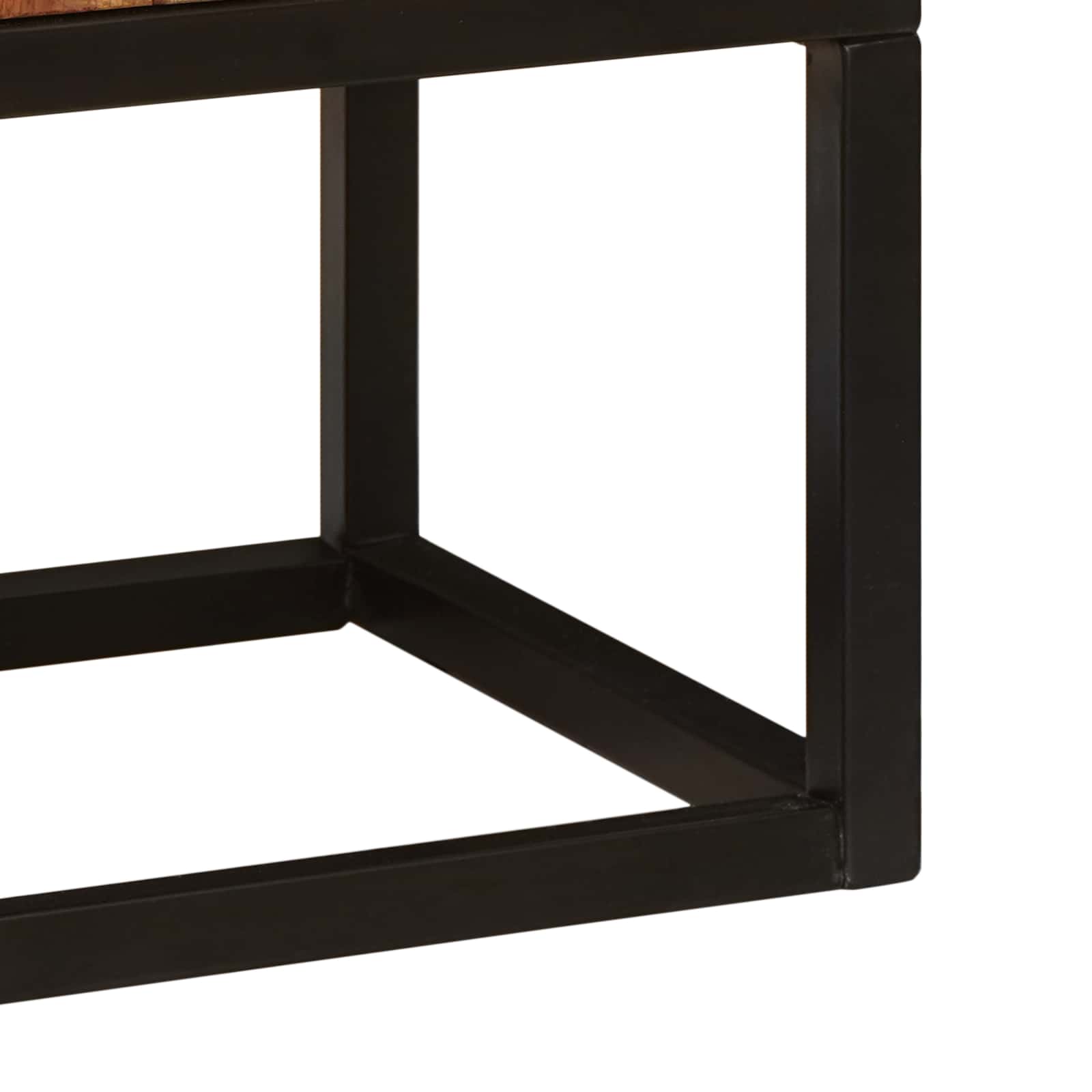 Sideboard mit Tür Beta Natur 70 x 30 x 75 cm Massives Akazienholz