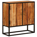 Sideboard mit Tür Beta Natur 70 x 30 x 75 cm Massives Akazienholz