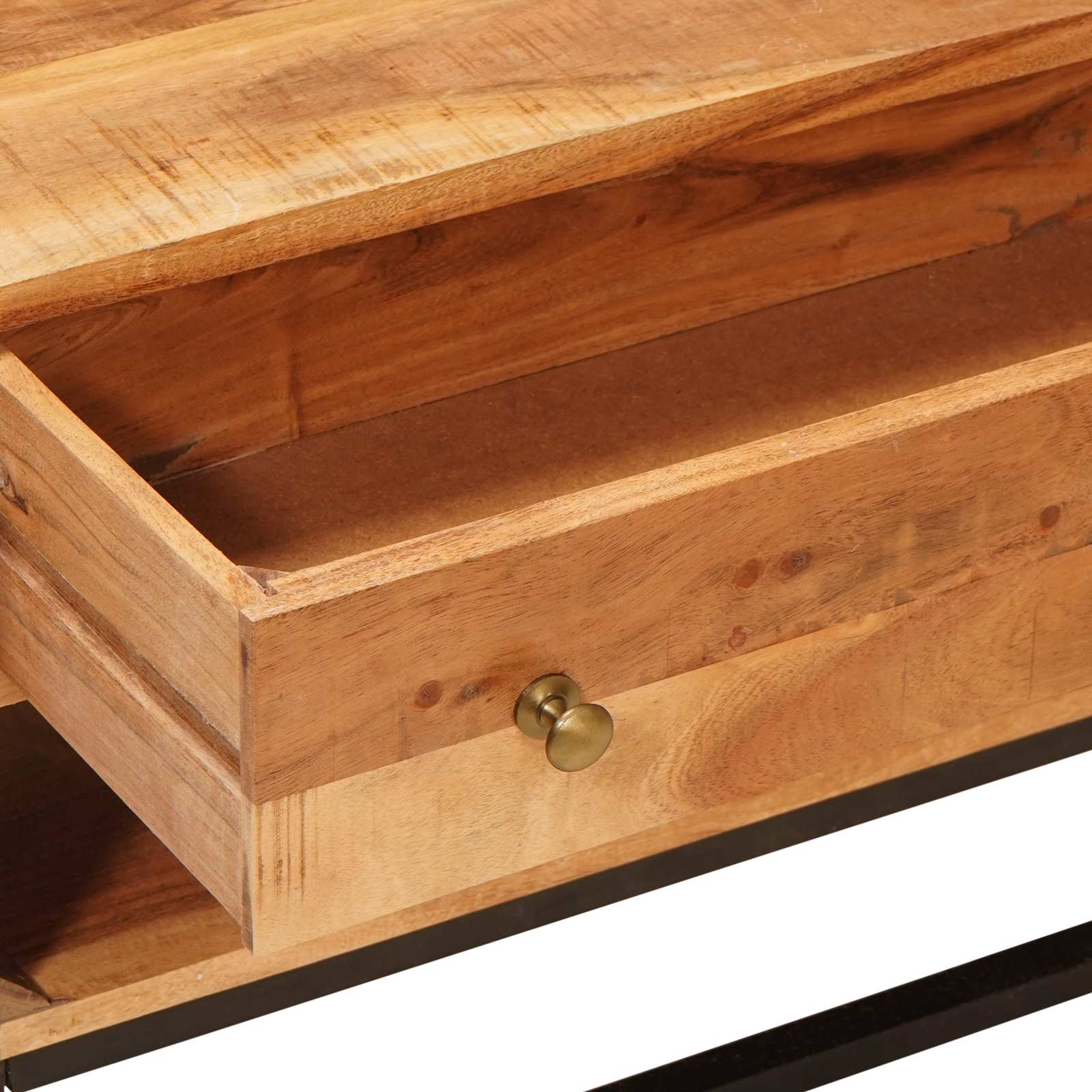 TV-Schränk Natur 110 x 30 x 44 cm Massivholz Akazie