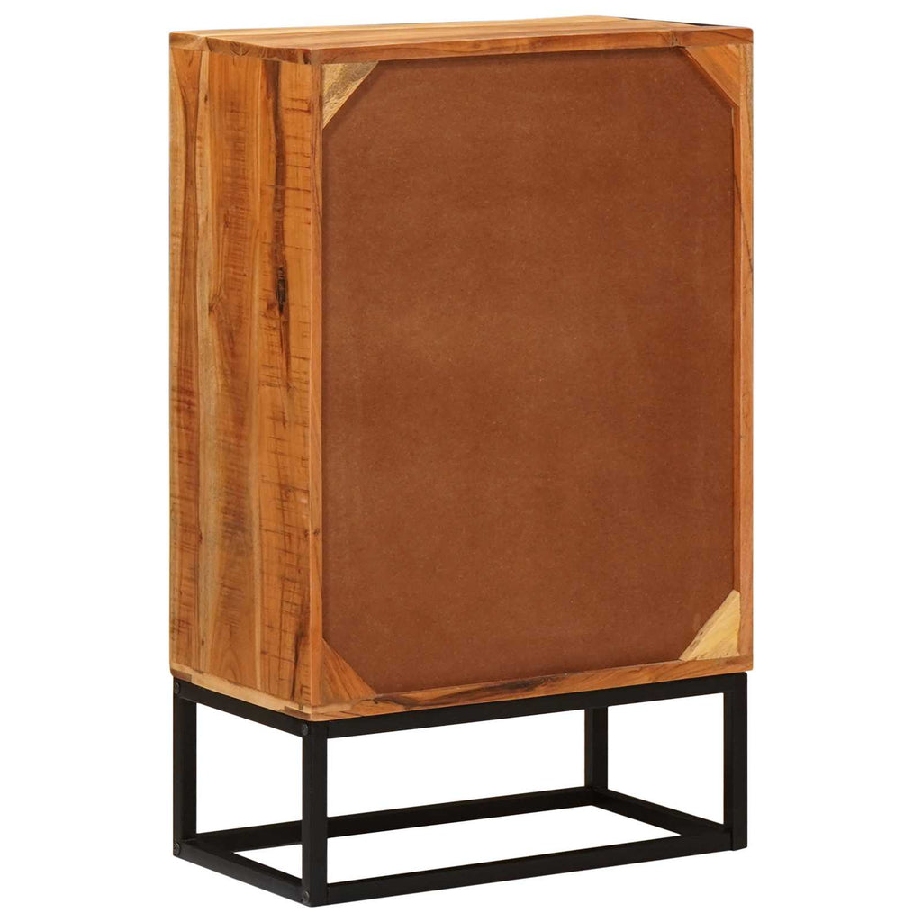 Schubladenkommode Natur 55 x 30 x 90 cm Massivholz Akazie