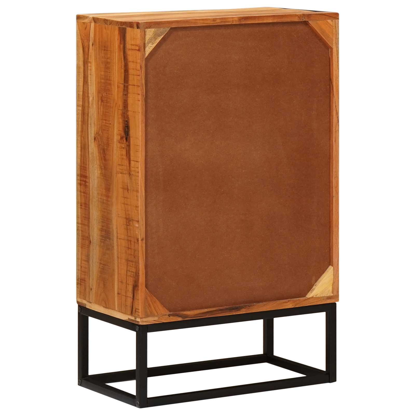 Schubladenkommode Natur 55 x 30 x 90 cm Massivholz Akazie