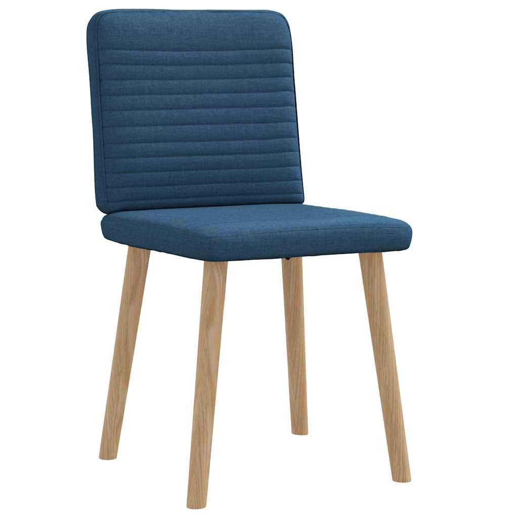 Esszimmerstühle 2 Stk. Blau Stoff