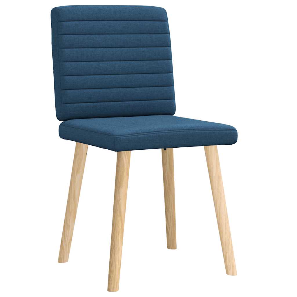 Esszimmerstühle 2 Stk. Blau Stoff