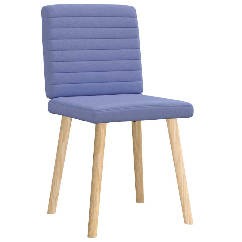 Esszimmerstühle 2 Stk. Jeansblau Stoff