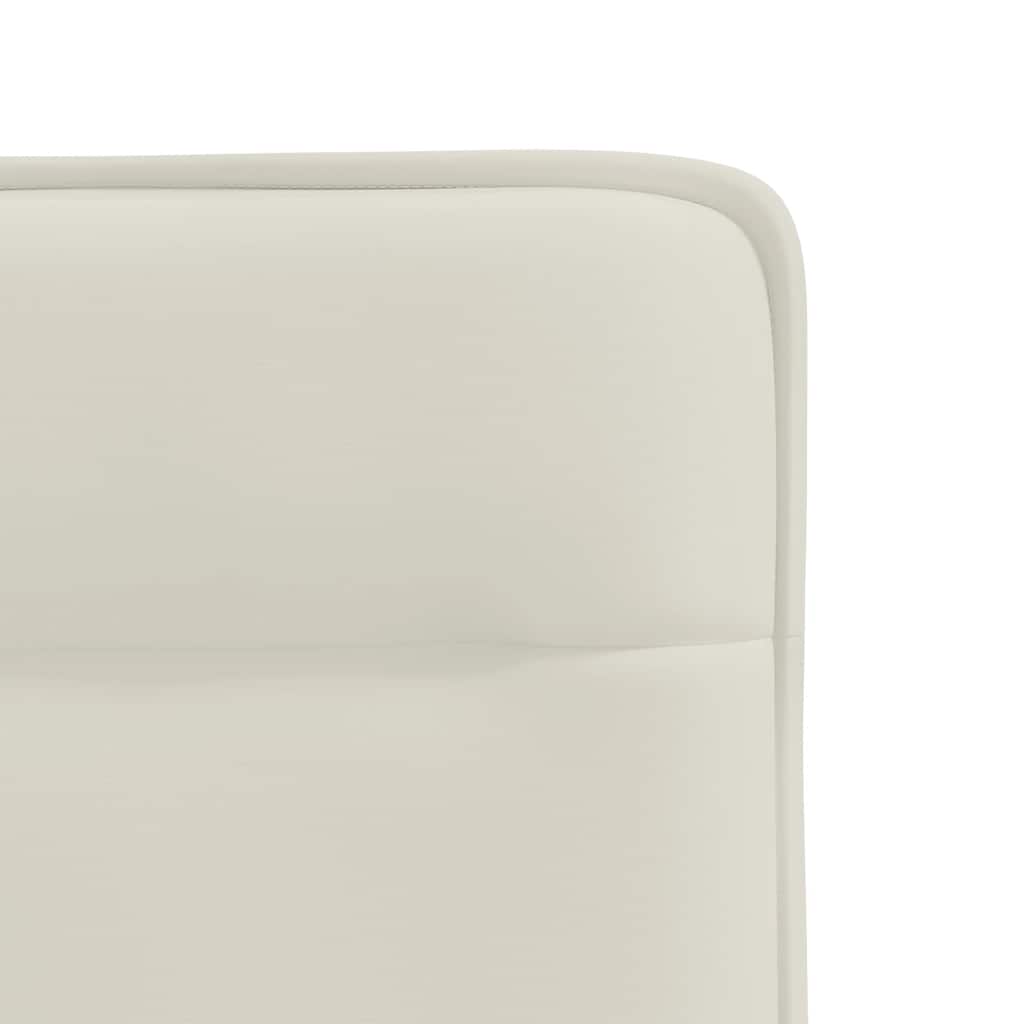 Esszimmerstühle 2 Stk. Creme Samt