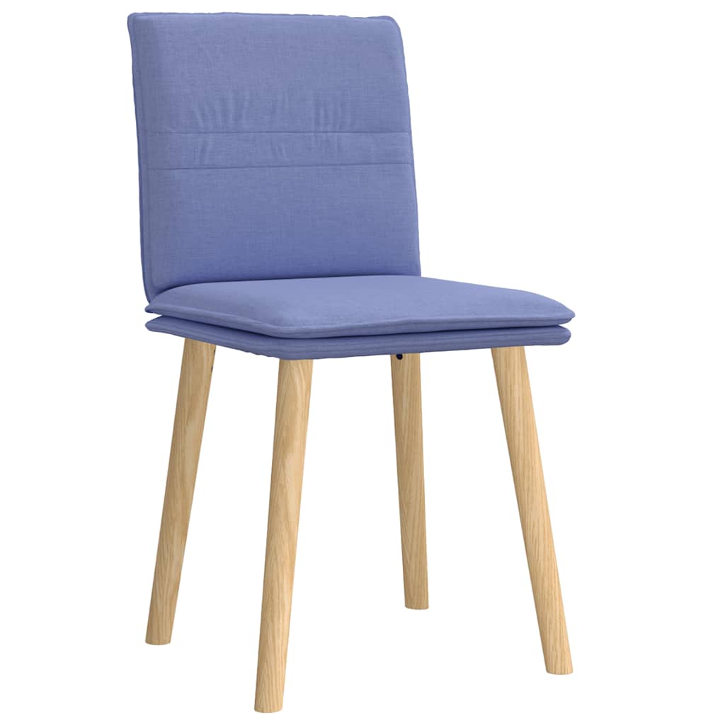 Esszimmerstühle 2 Stk. Jeansblau Stoff