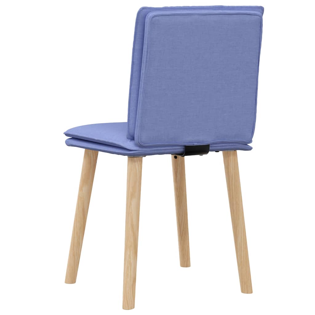 Esszimmerstühle 2 Stk. Jeansblau Stoff