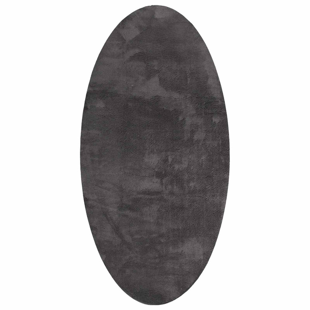 Bereichsteppiche HUARTE Anthrazit 100 x 200 cm 100 %Polyester