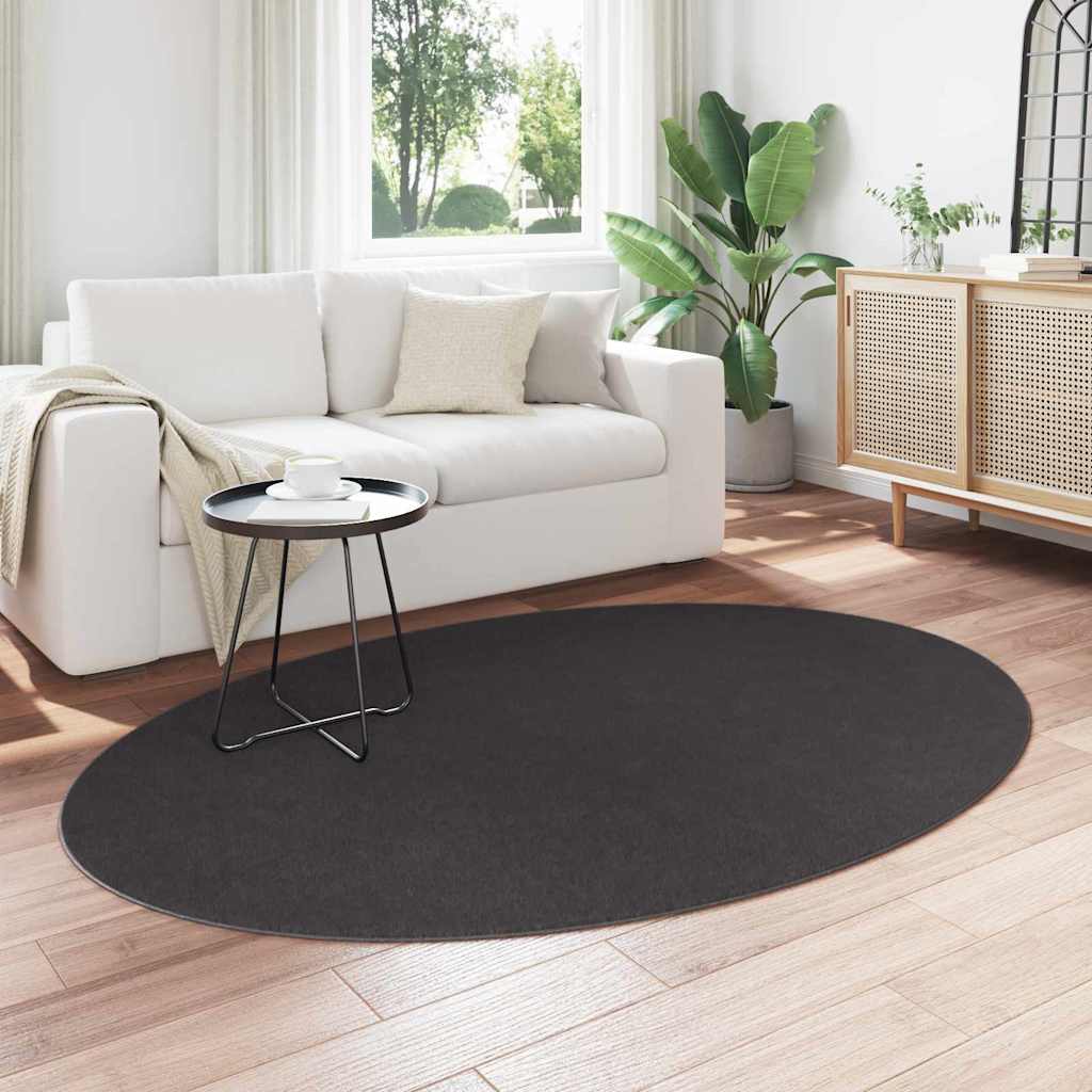 Bereichsteppiche HUARTE Anthrazit 140 x 200 cm 100 %Polyester
