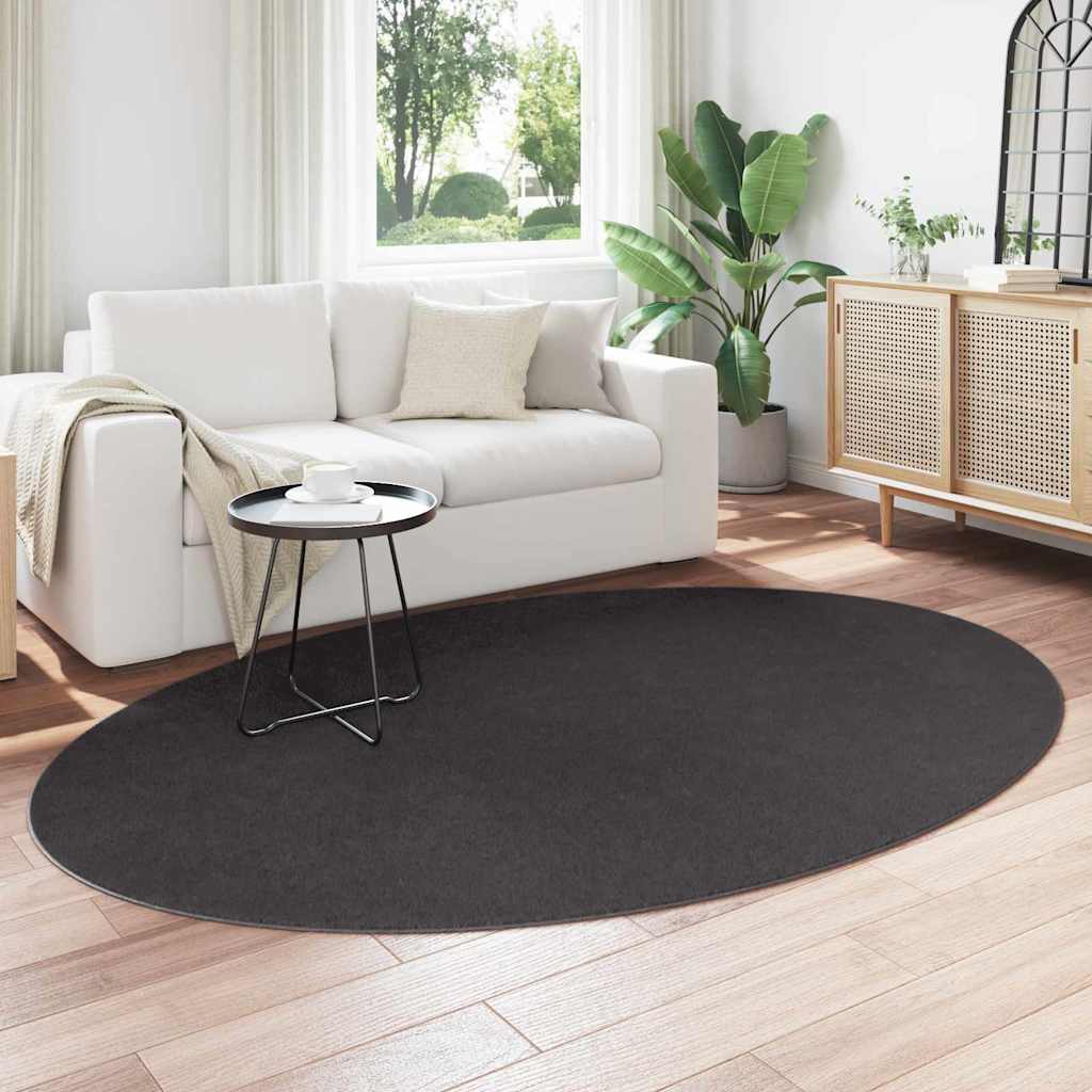 Bereichsteppiche HUARTE Anthrazit 160 x 230 cm 100 %Polyester