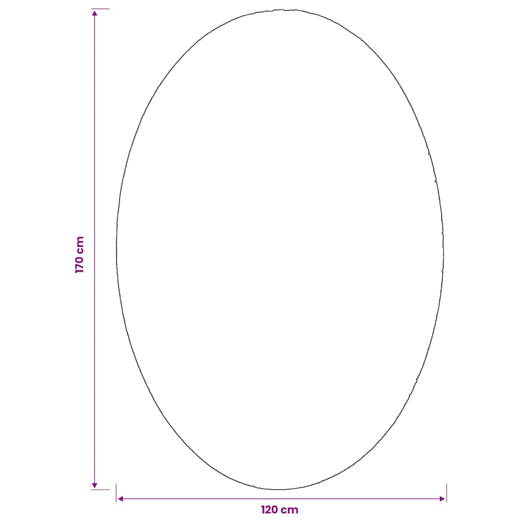 Bereichsteppiche Oval HUARTE Sand 120 x 170 cm 100 %Polyester