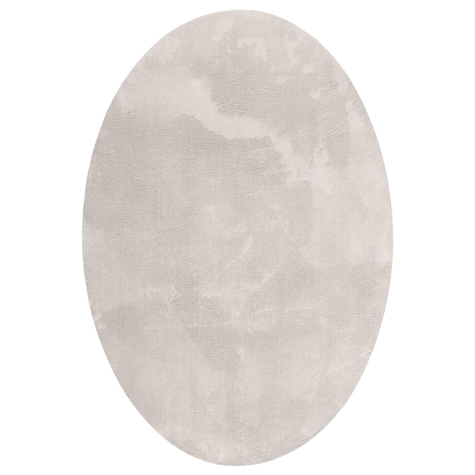 Bereichsteppiche Oval HUARTE Sand 140 x 200 cm 100 %Polyester