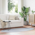 Bereichsteppiche Oval HUARTE Grau 100 x 200 cm 100 %Polyester