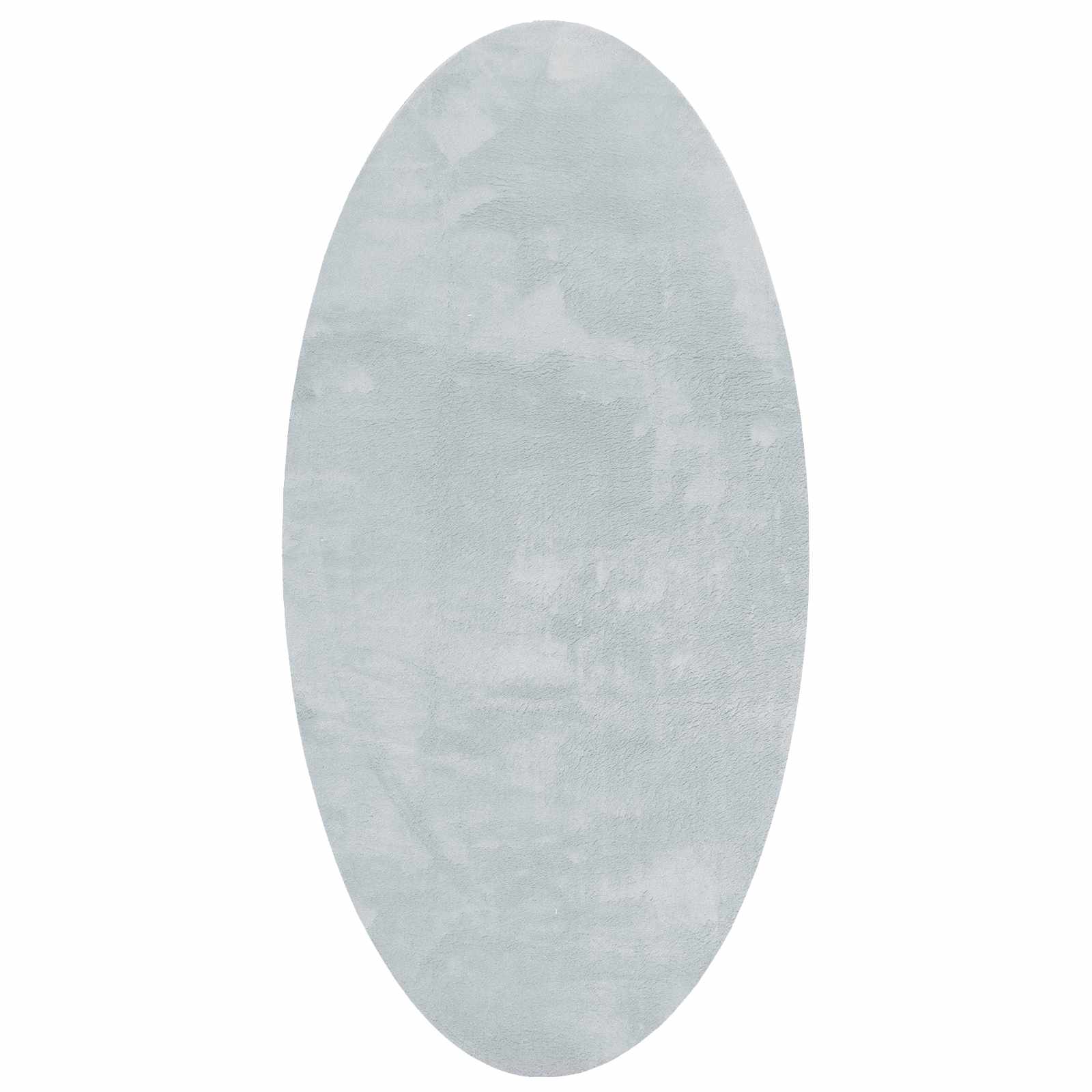 Bereichsteppiche Oval HUARTE Grau 100 x 200 cm 100 %Polyester