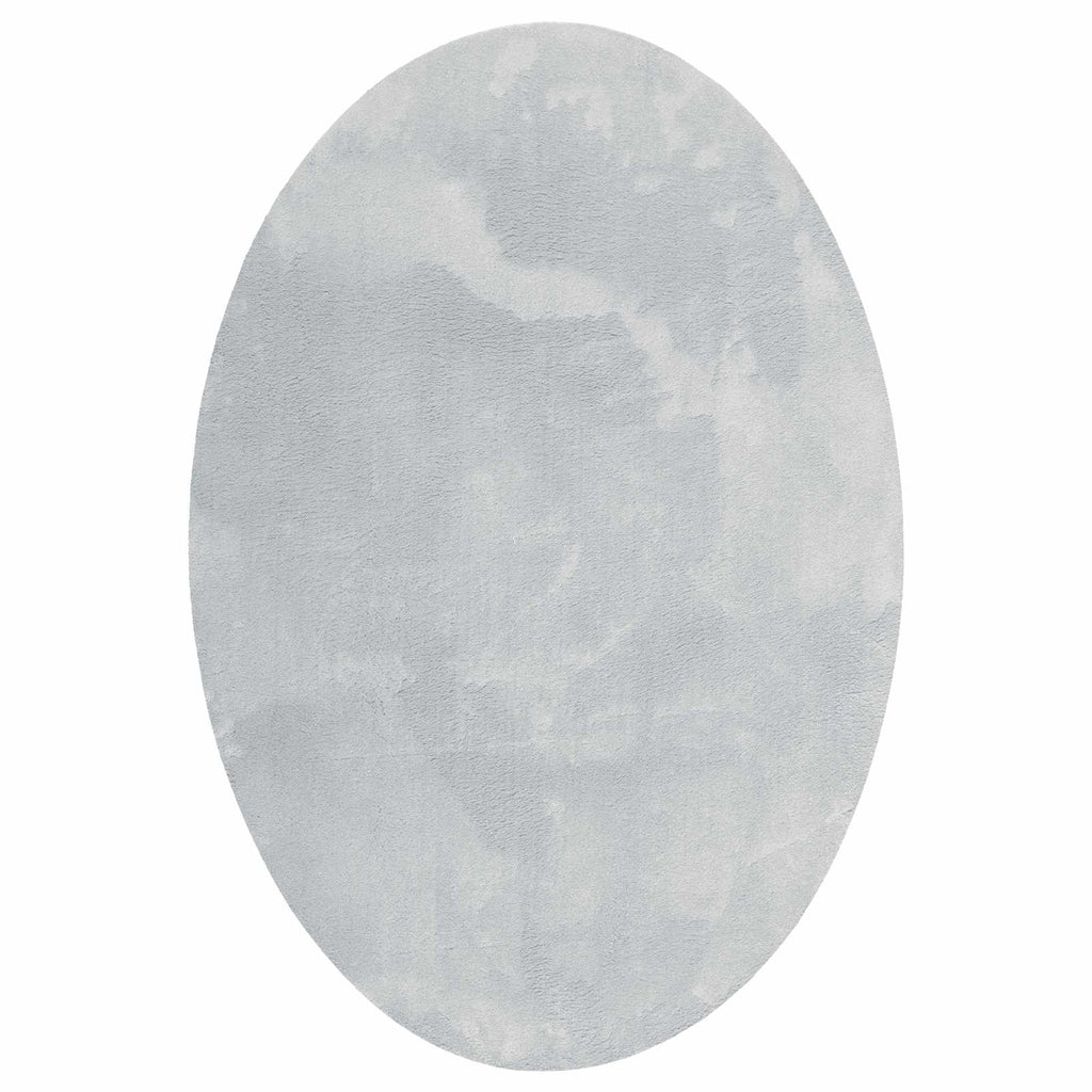 Bereichsteppiche Oval HUARTE Grau 120 x 170 cm 100 %Polyester