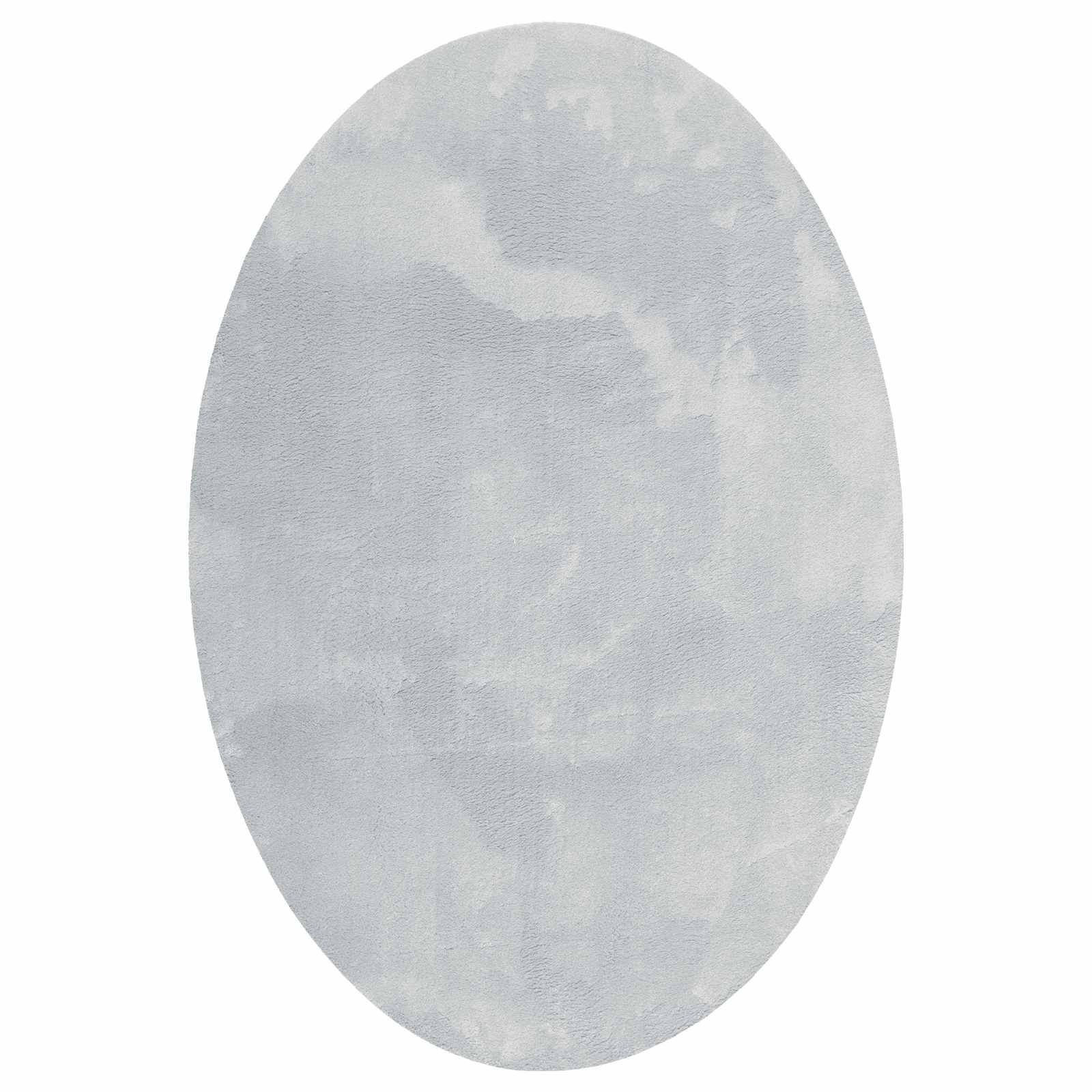Bereichsteppiche Oval HUARTE Grau 120 x 170 cm 100 %Polyester
