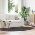 Bereichsteppiche HUARTE Anthrazit 100 x 200 cm Polyester