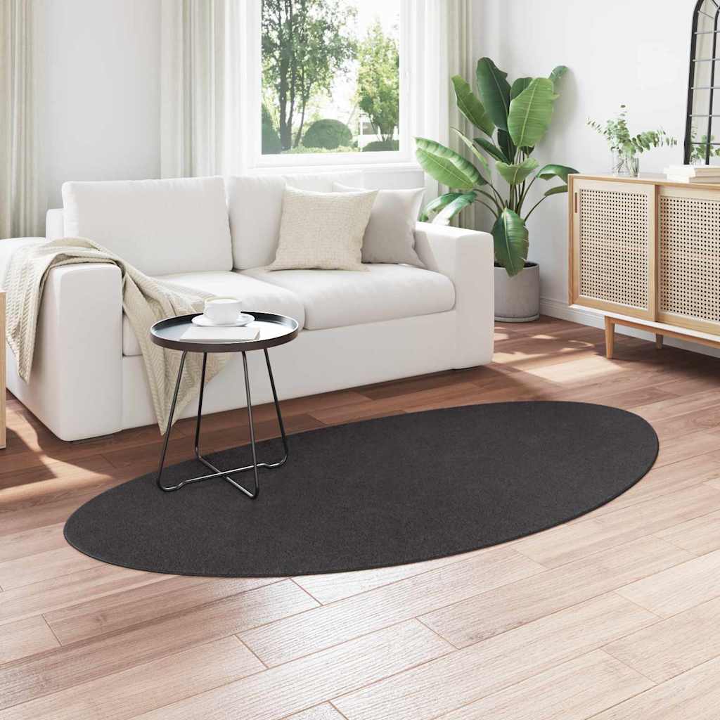 Bereichsteppiche HUARTE Anthrazit 100 x 200 cm Polyester