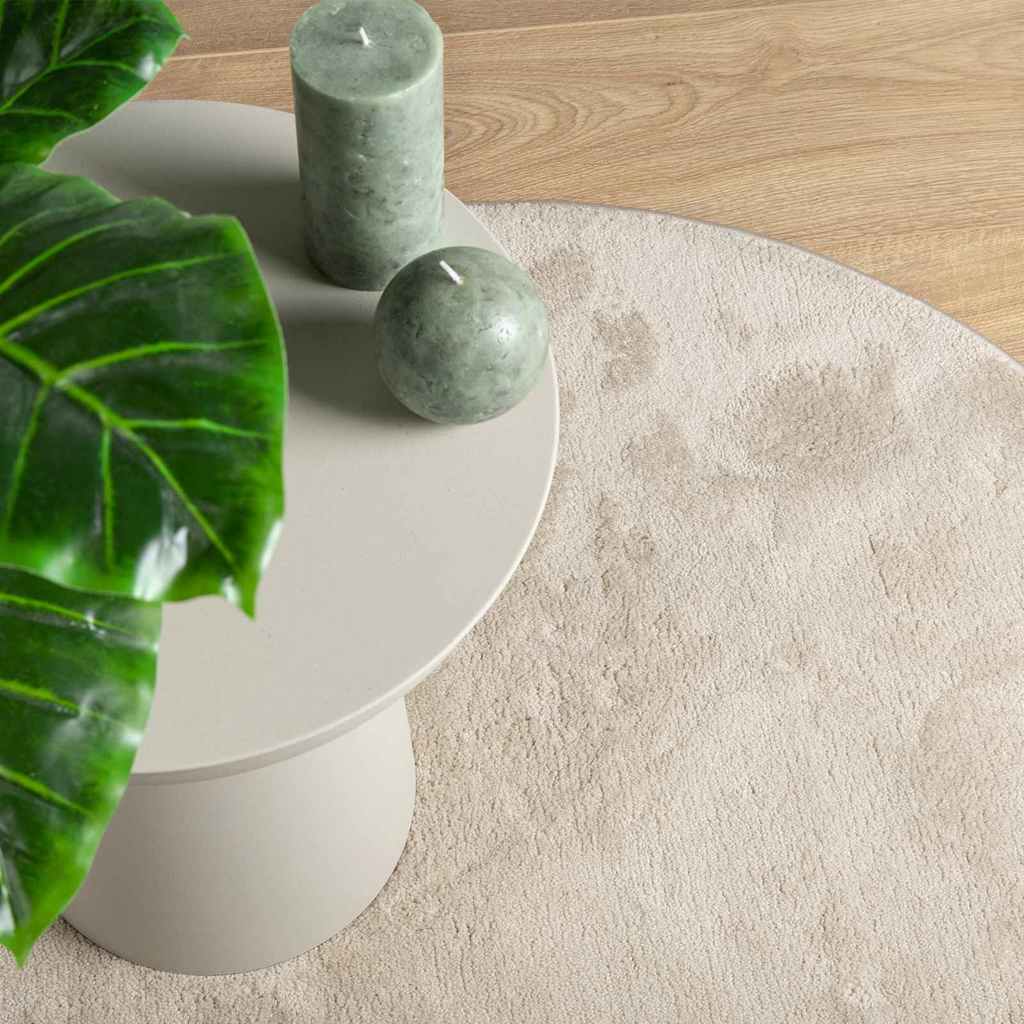 Bereichsteppiche HUARTE Beige 80 x 150 cm Polyester