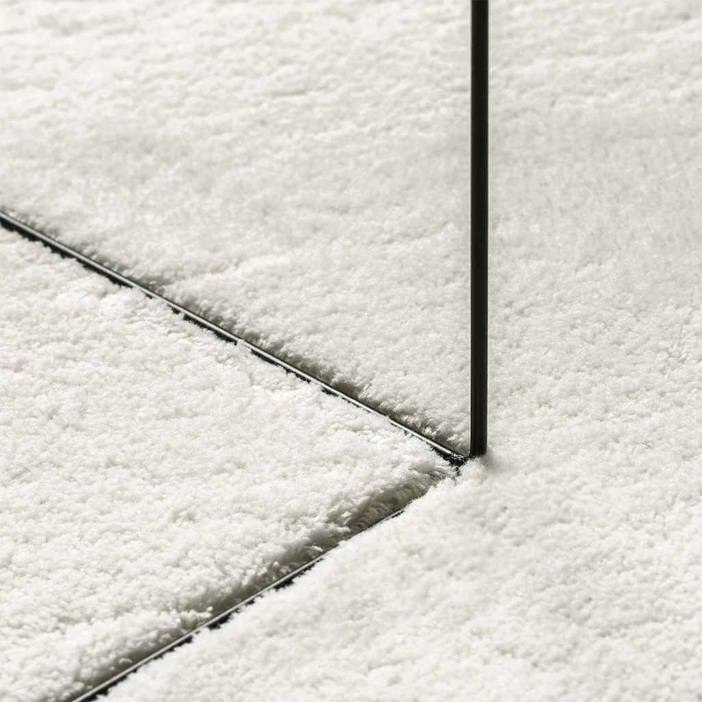 Bereichsteppiche HUARTE Creme 100 x 200 cm Polyester