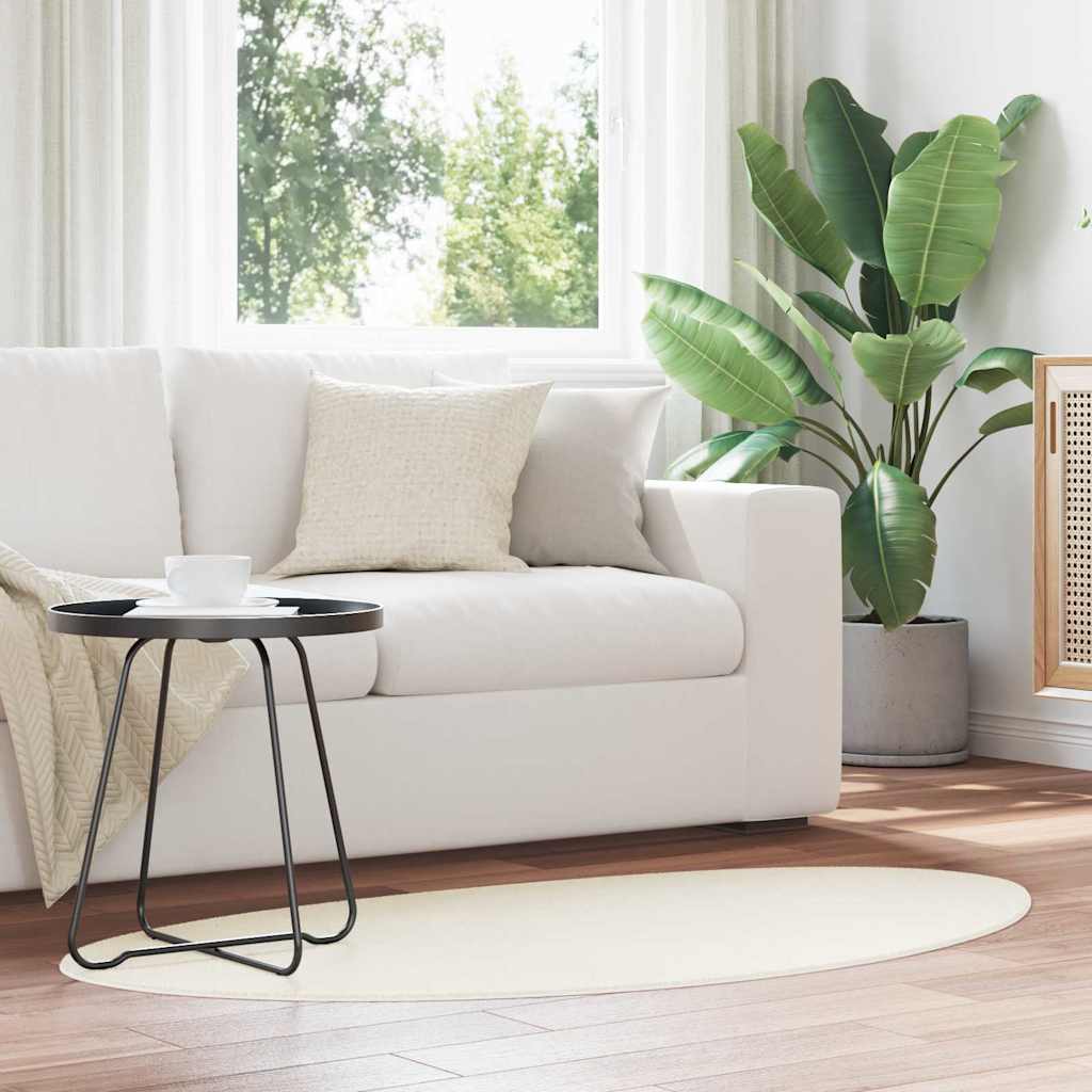 Bereichsteppiche HUARTE Creme 160 x 230 cm Polyester
