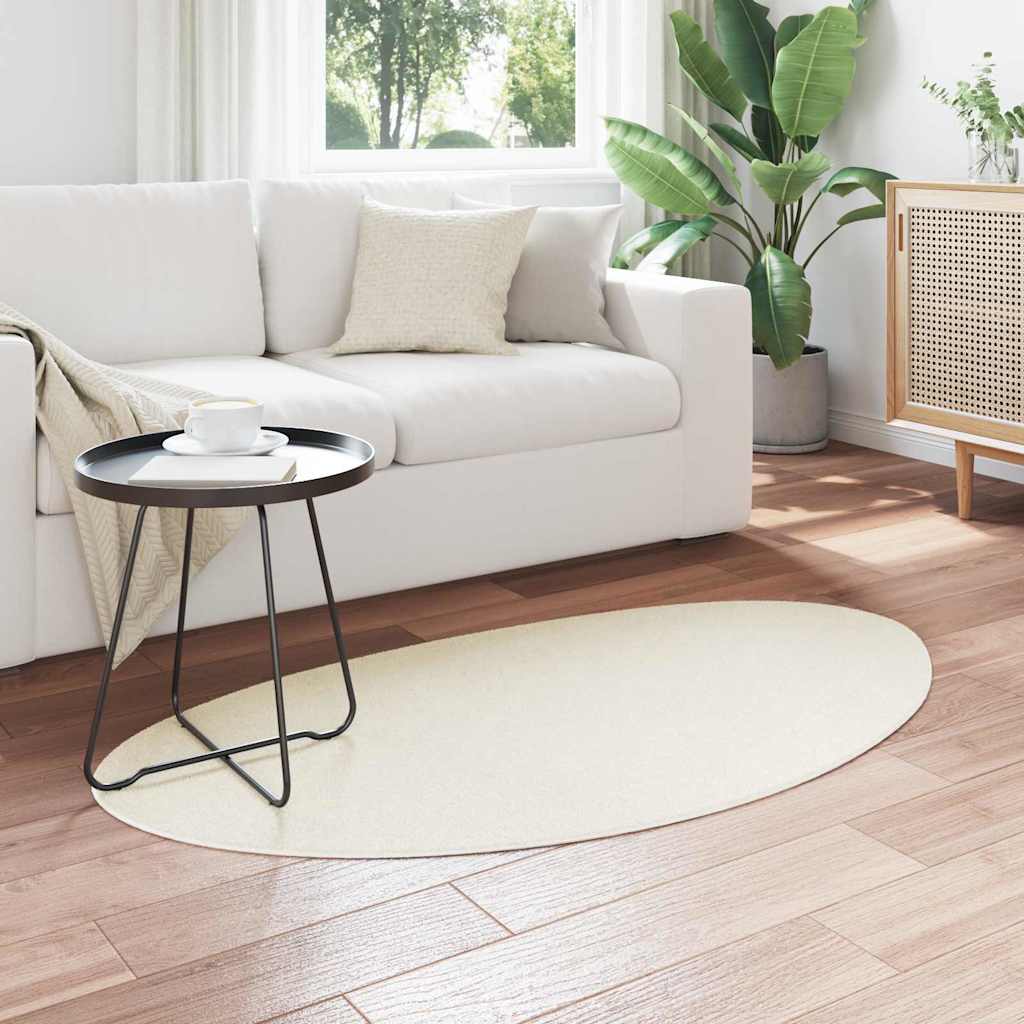 Bereichsteppiche HUARTE Creme 160 x 230 cm Polyester