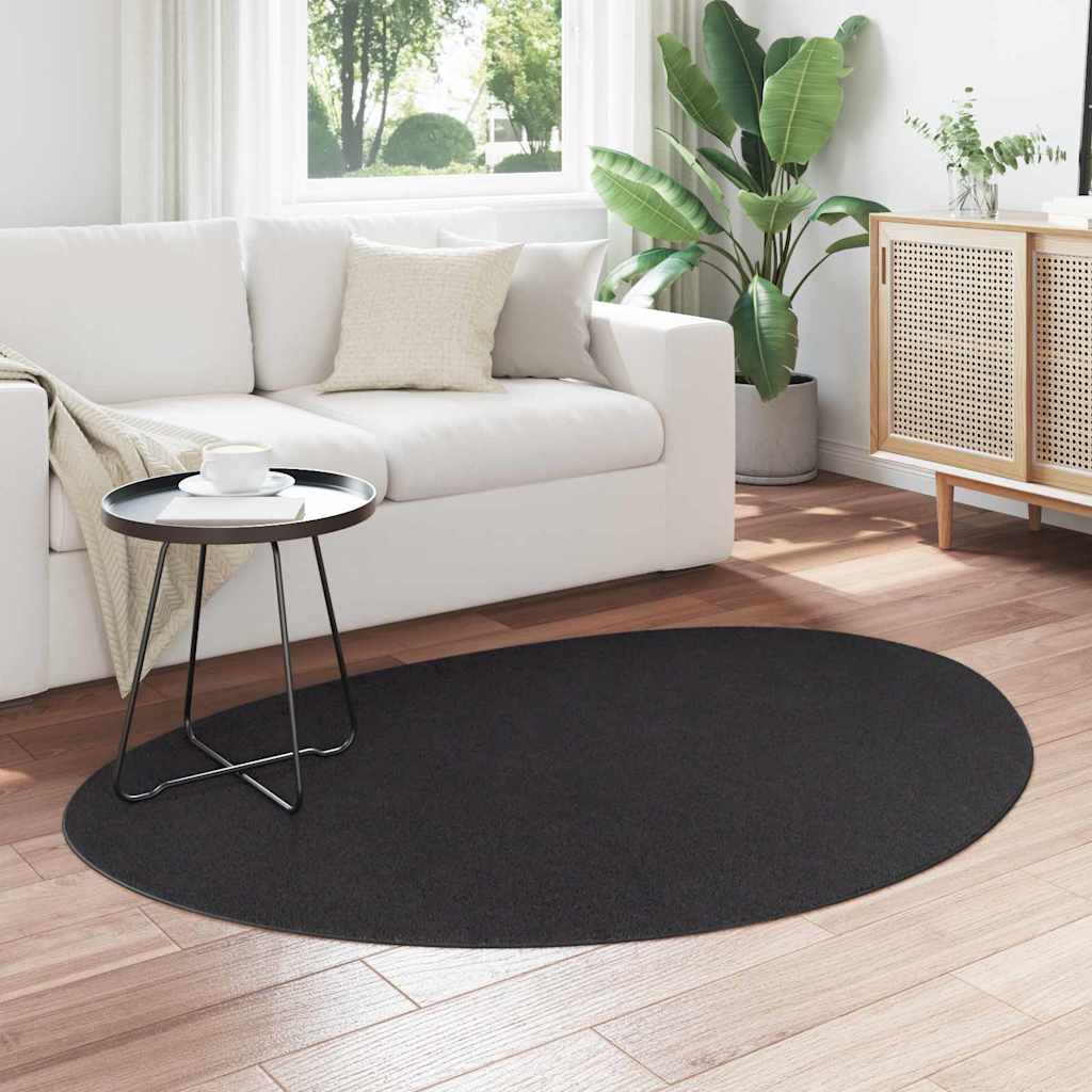 Bereichsteppiche HUARTE Schwarz 120 x 170 cm Polyester