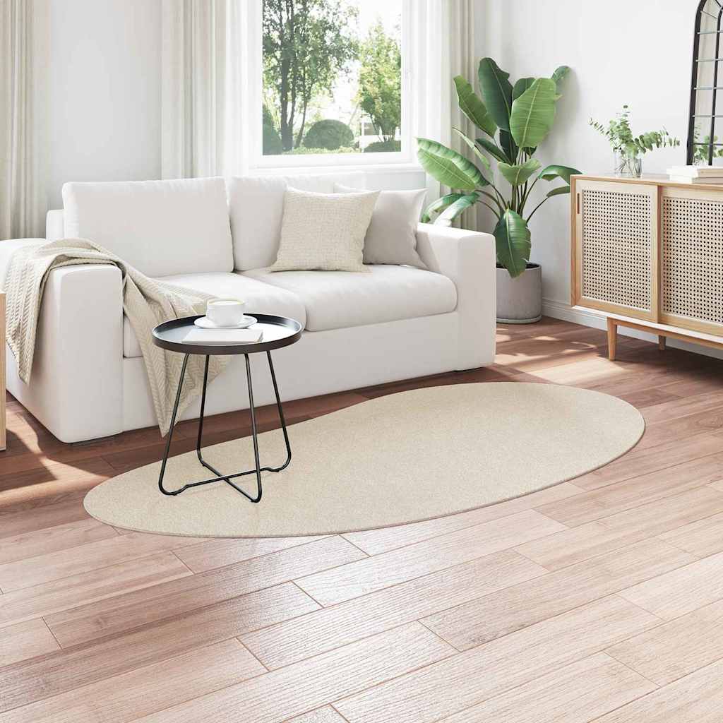 Bereichsteppiche HUARTE Beige 100 x 200 cm Polyester