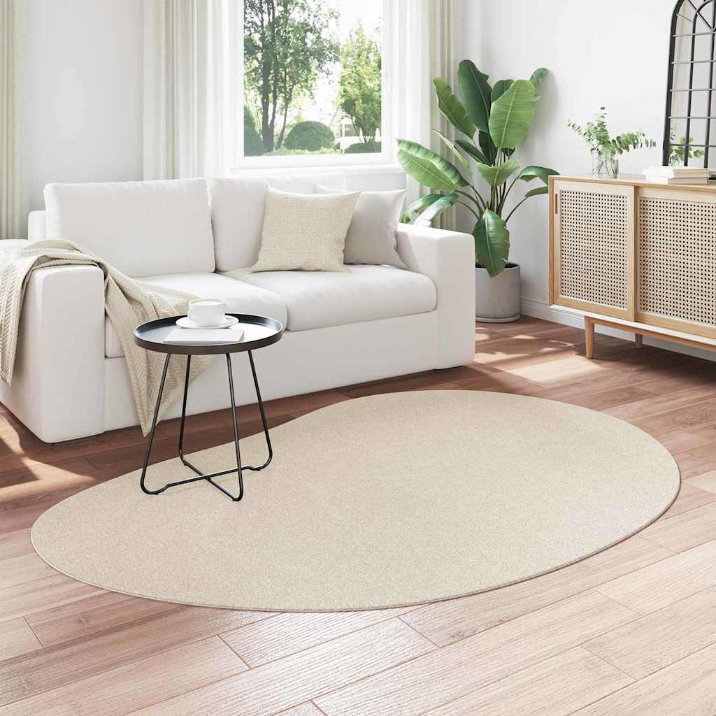 Bereichsteppiche HUARTE Beige 140 x 200 cm Polyester