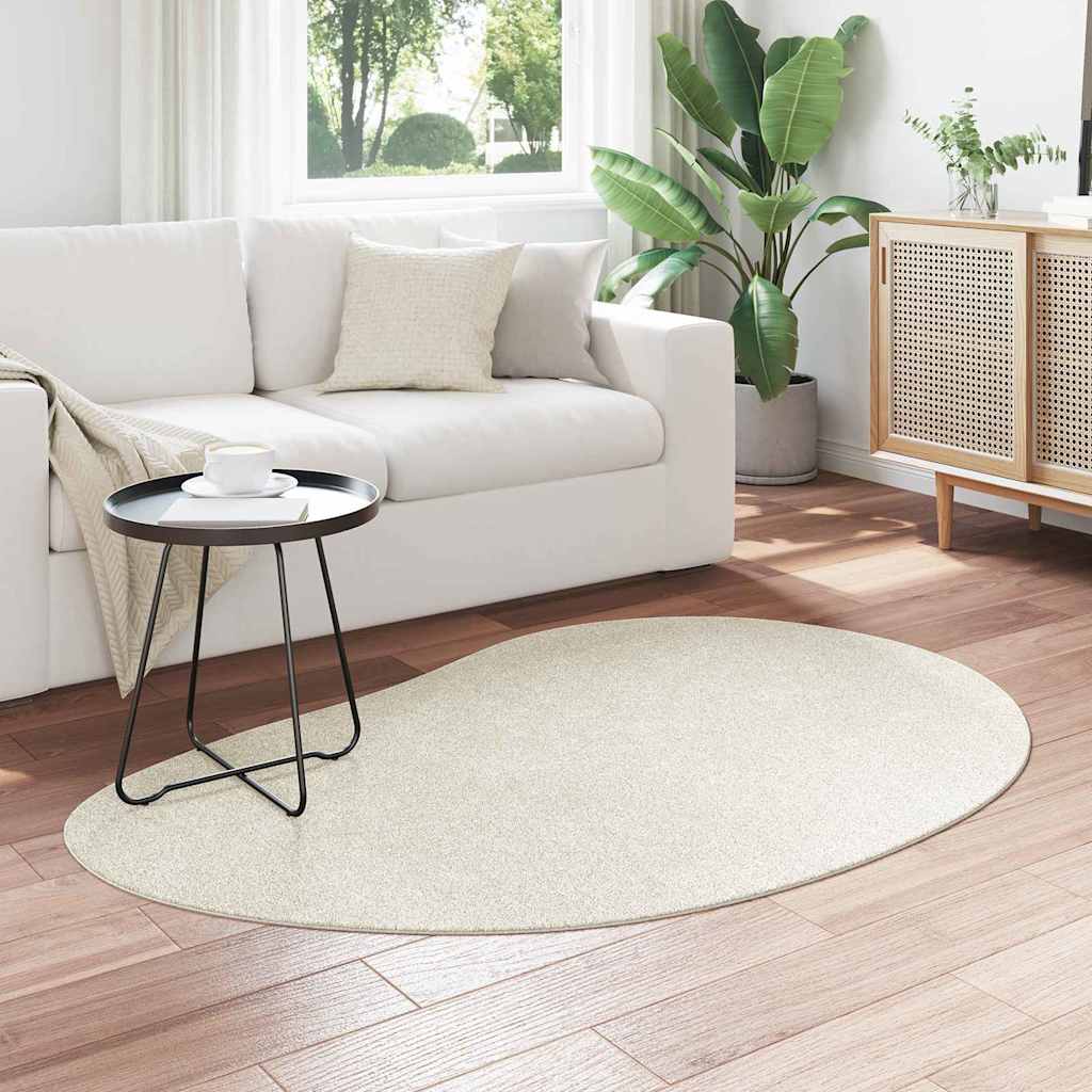 Bereichsteppiche HUARTE Creme 120 x 170 cm Polyester