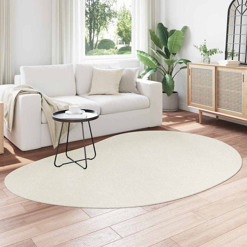 Bereichsteppiche HUARTE Creme 160 x 230 cm Polyester