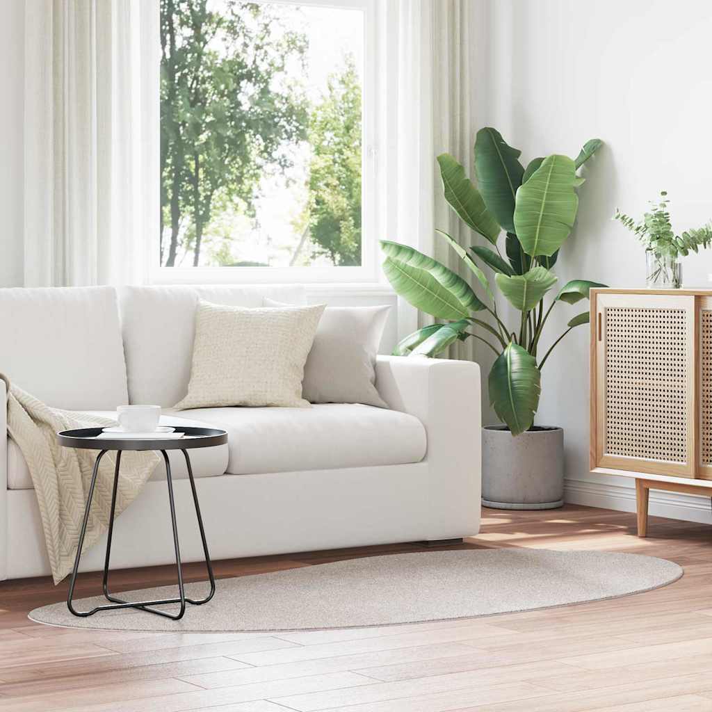 Bereichsteppiche HUARTE Sand 100 x 200 cm Polyester
