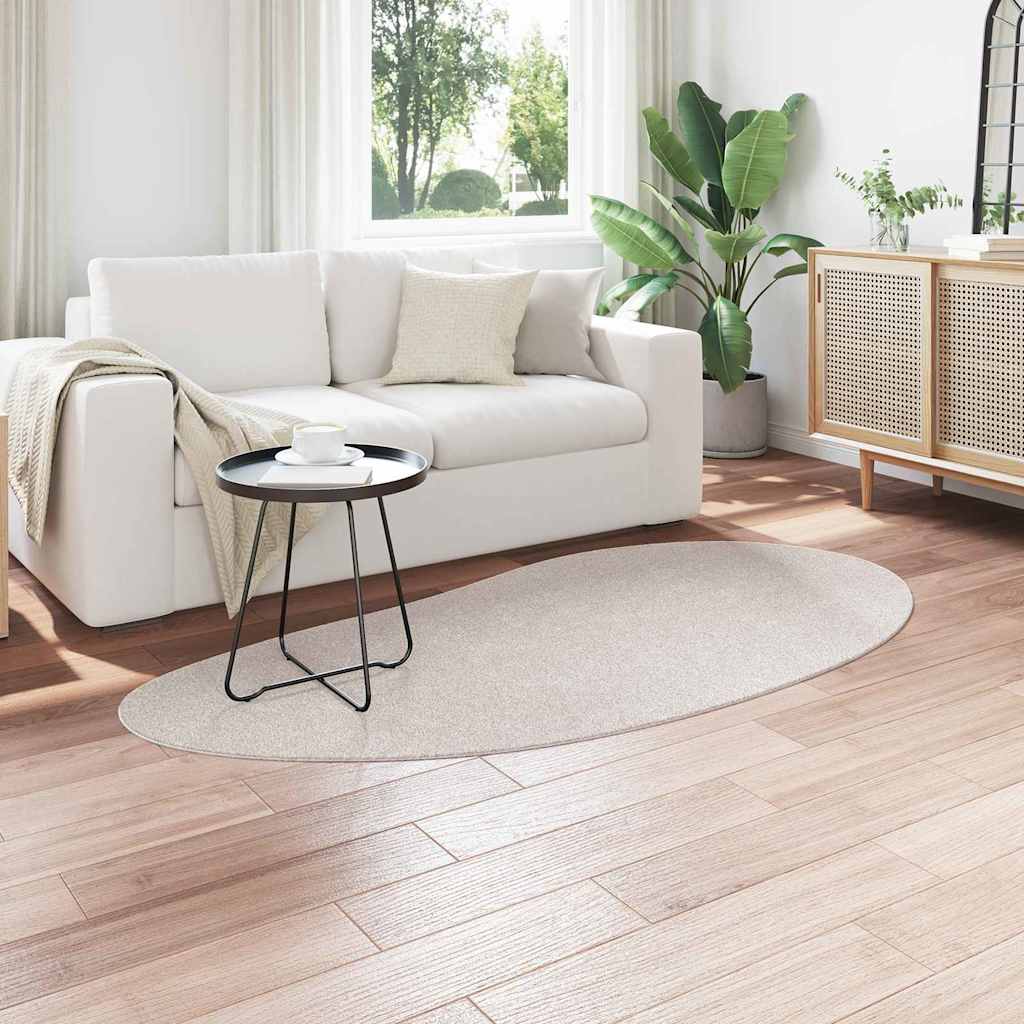 Bereichsteppiche HUARTE Sand 100 x 200 cm Polyester