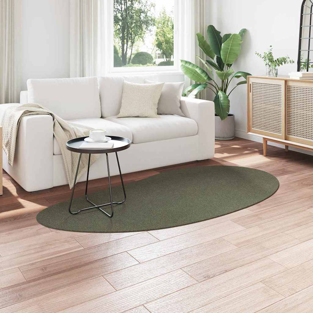 Bereichsteppiche HUARTE Waldgrün 100 x 200 cm Polyester