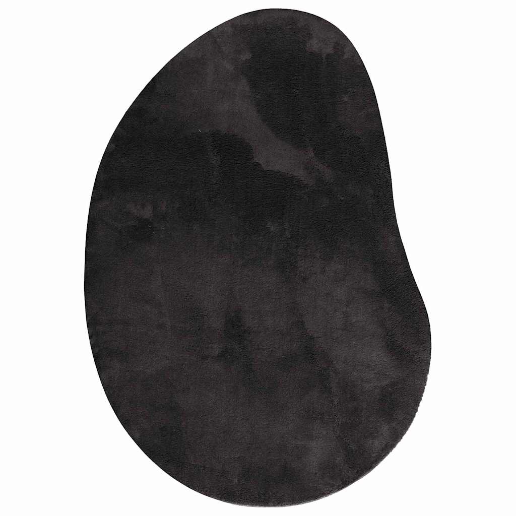 Bereichsteppiche HUARTE Schwarz 100 x 200 cm Polyester