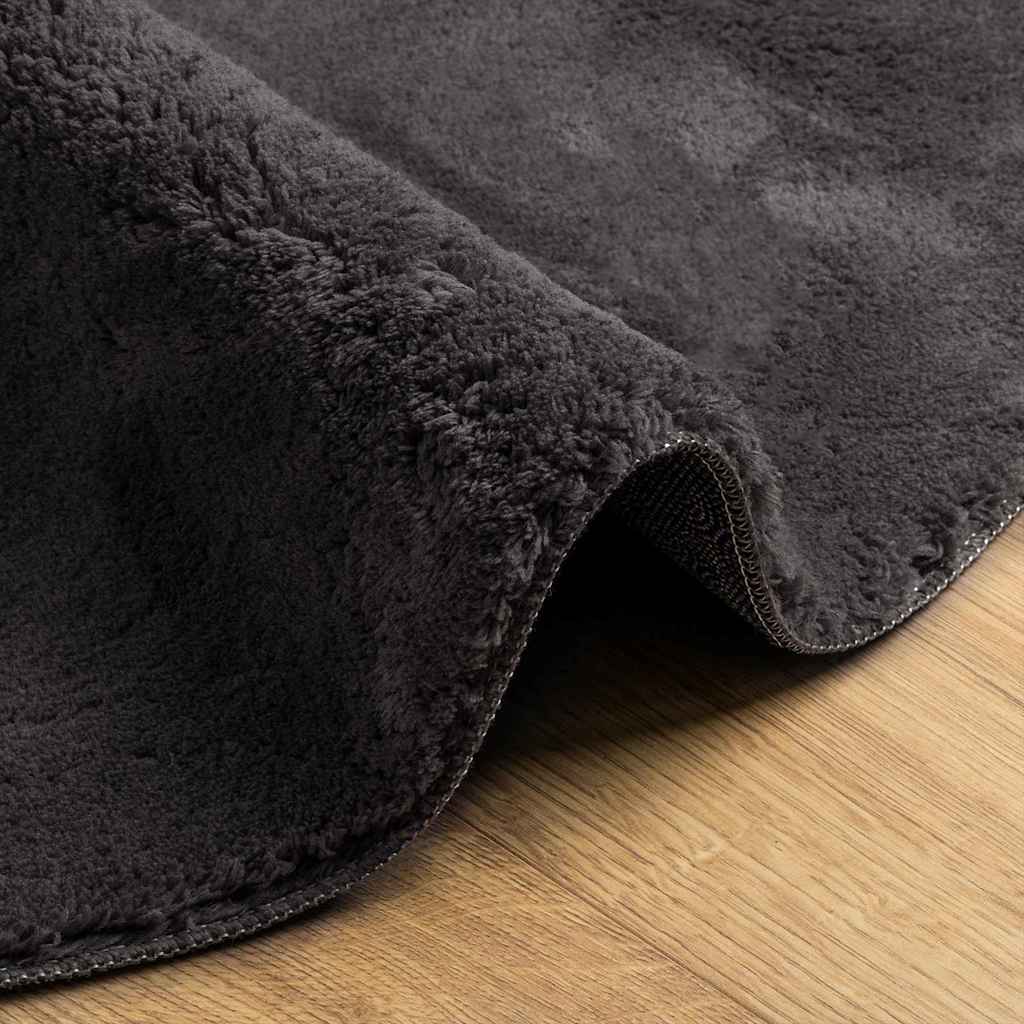 Bereichsteppiche HUARTE Anthrazit 80 x 150 cm Polyester