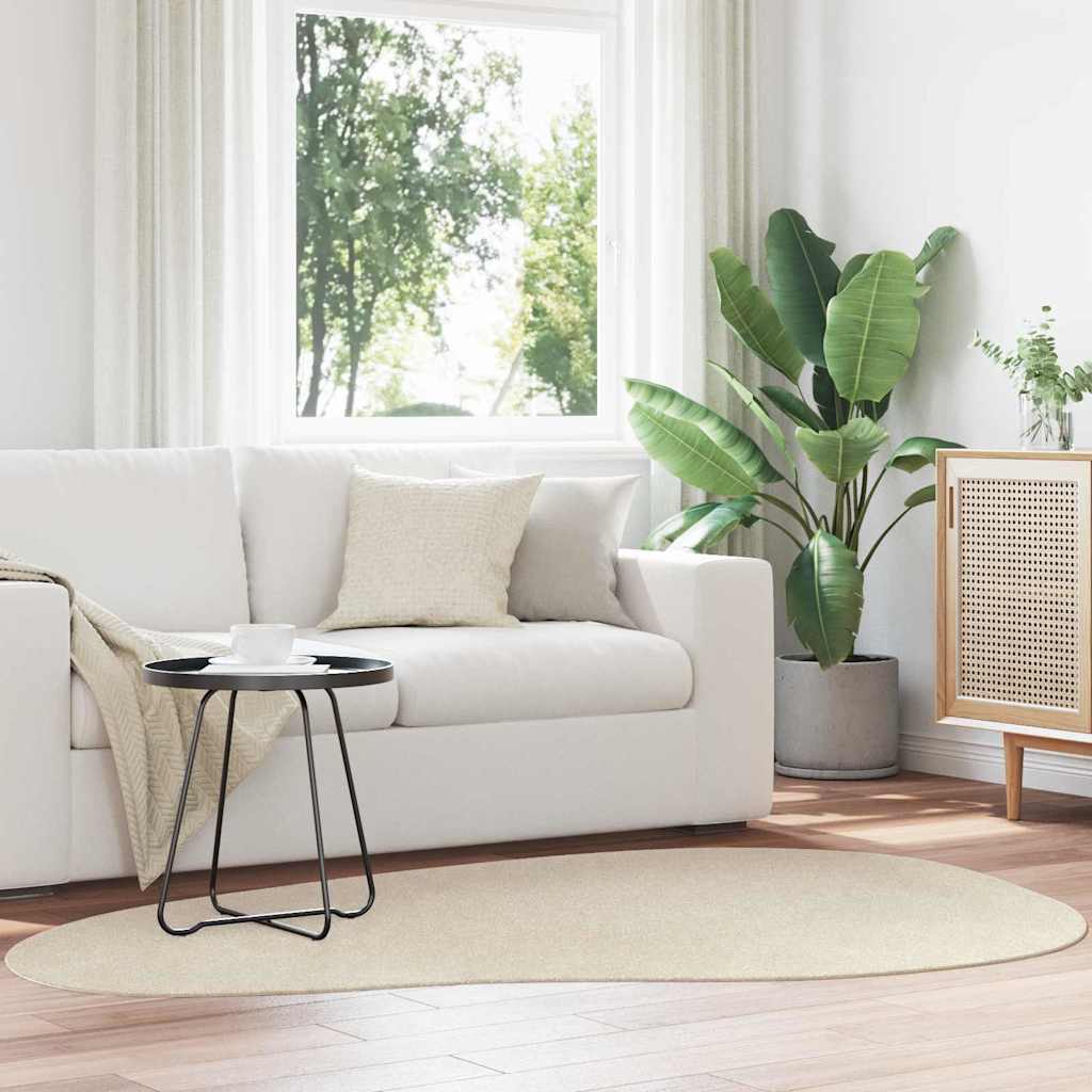 Bereichsteppiche HUARTE Beige 140 x 200 cm Polyester